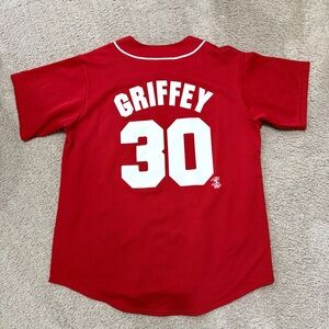 VTG Cincinnati Reds Off The Bench Korea Jersey Baseball Ken Griffey Jr #30 Large